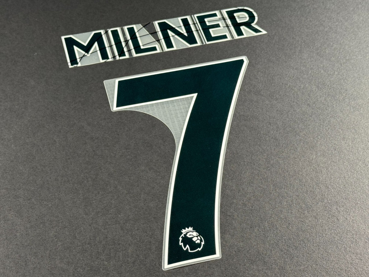 LIVERPOOL 2021 2022 MILNER 7 OFFICIAL AVERY BLACK PLAYER SIZE NAME SET