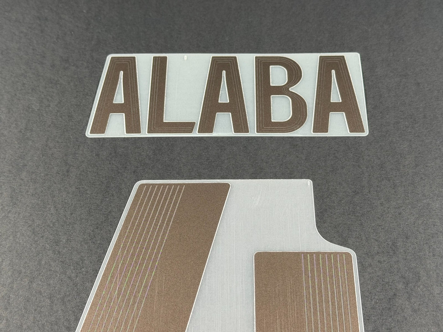 2025 2026 REAL MADRID ALABA 4 OFFICIAL HOME PLAYER SIZE NAME SET