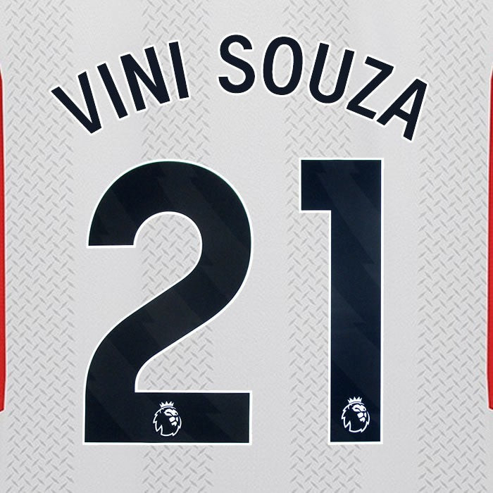 2023 2024 SHEFFIELD UNITED OFFICIAL VINI SOUZA 21 BLACK 3RD PLAYER SIZE NAMESET
