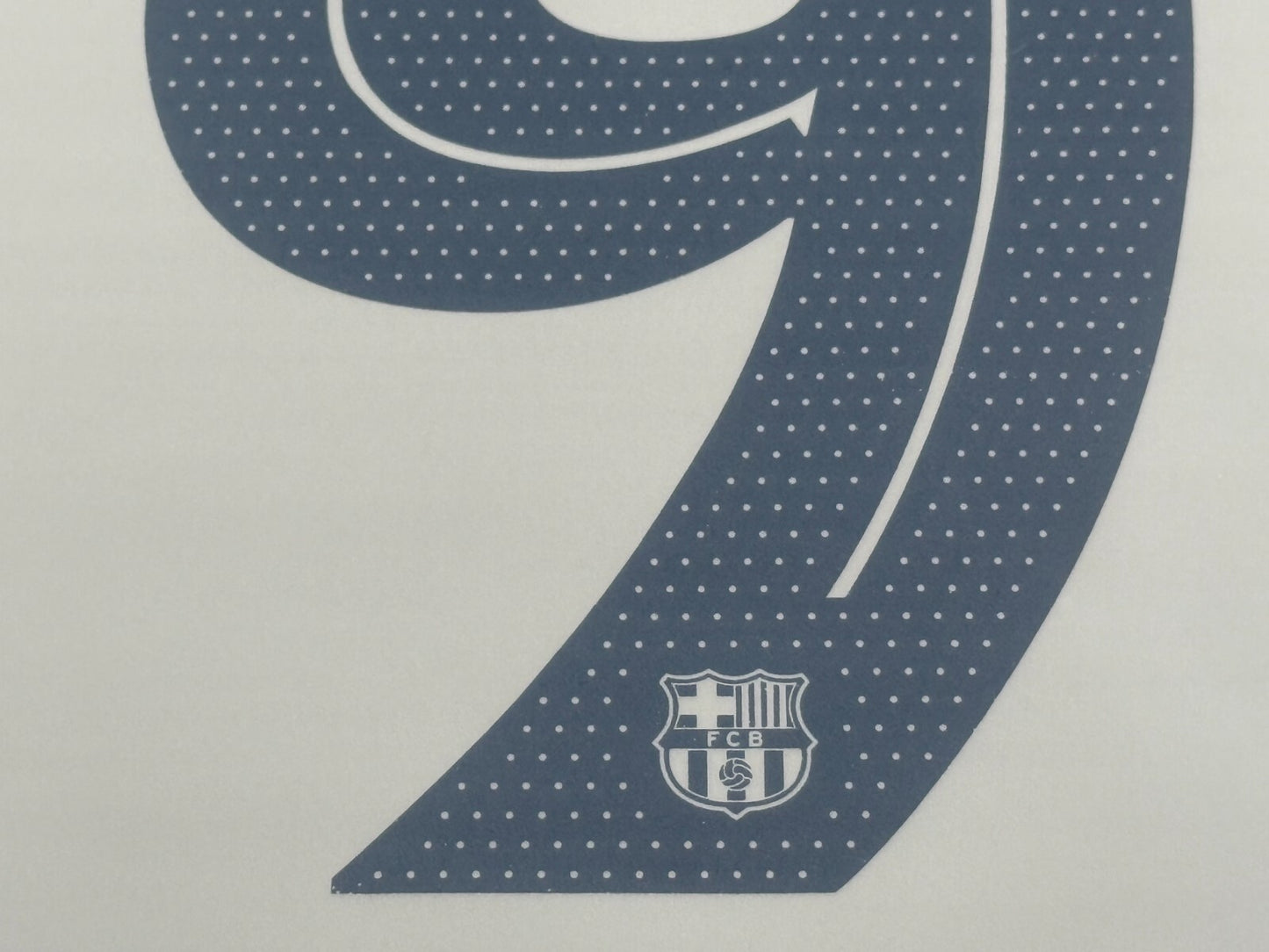 2023 2024 OFFICIAL BARCELONA LEWANDOWSKI 9 AWAY UCL NAMESET NAVY - PLAYER 255MM