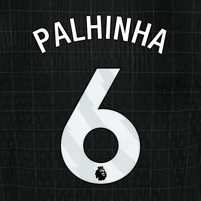 2025 2026 TOTTENHAM PALHINHA 6 WHITE AWAY PLAYER SIZE NAME SET