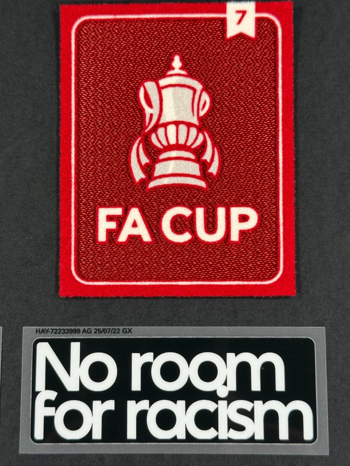 2025 OFFICIAL SPORTING ID MAN CITY FA CUP 7X WINNERS +NRFR PATCH SET