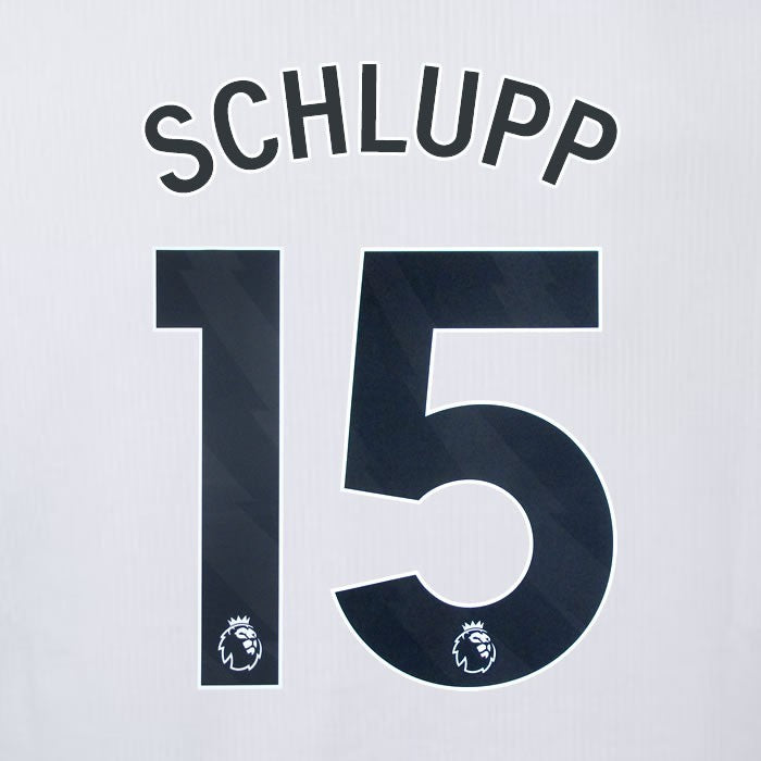 2023 2024 OFFICIAL CRYSTAL PALACE SCHLUPP 15 BLACK AWAY PLAYER SIZE NAMESET