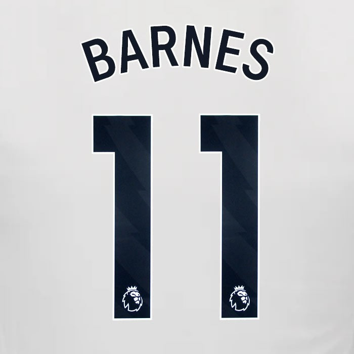 2024 2025 NEWCASTLE BARNES 11 OFFICIAL BLACK HOME PLAYER SIZE NAME SET
