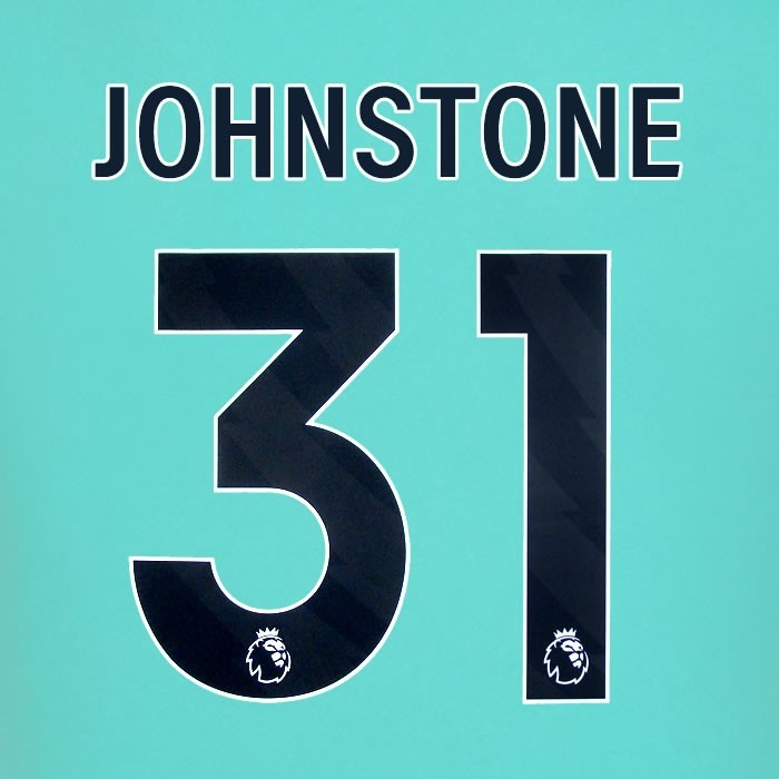 2025 2026 WOLVES AWAY BLACK JOHNSTONE 31 OFFICIAL PLAYER SIZE NAMESET