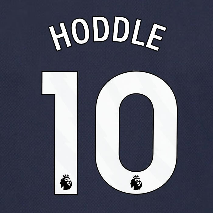 SPURS 2023 2024 HODDLE 10 AVERY DENNISON WHITE AWAY PLAYER SIZE NAME SET