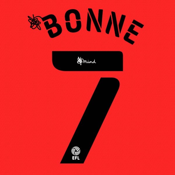 QPR 2020 2021 OFFICIAL BONNE 7 AWAY PLAYER SIZE NAME SET