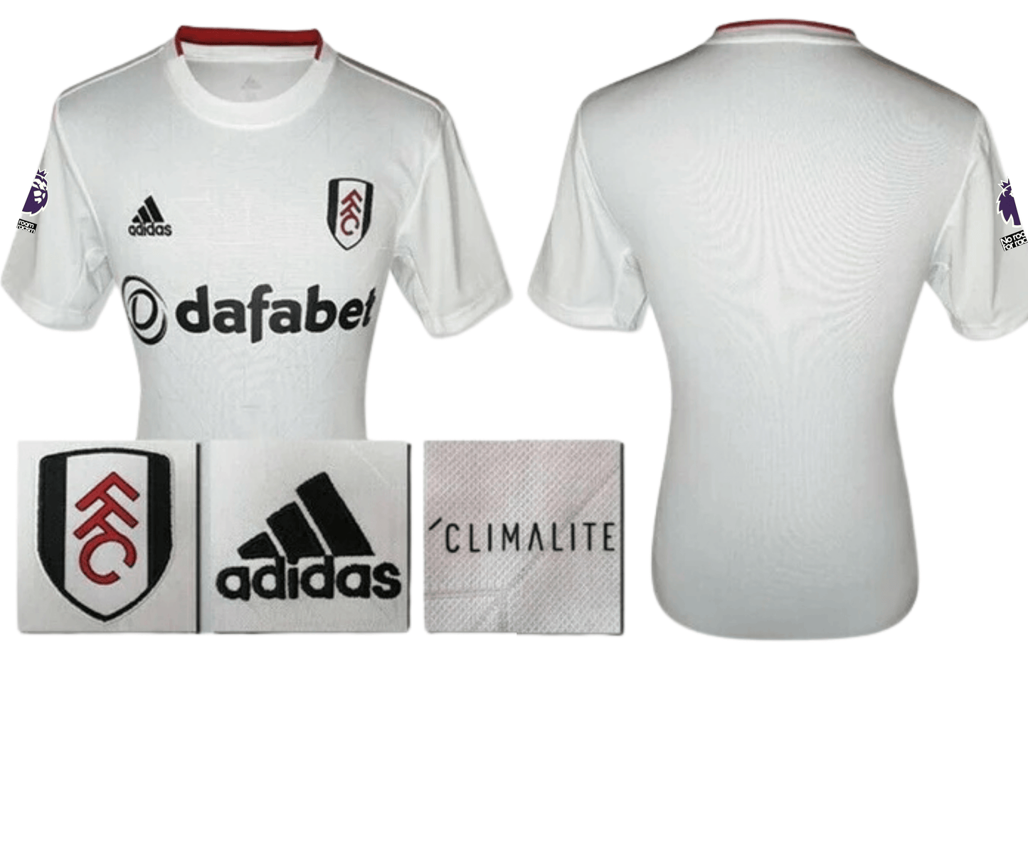 BNWT 2019 2020 FULHAM HOME ADIDAS FOOTBALL SHIRT MENS