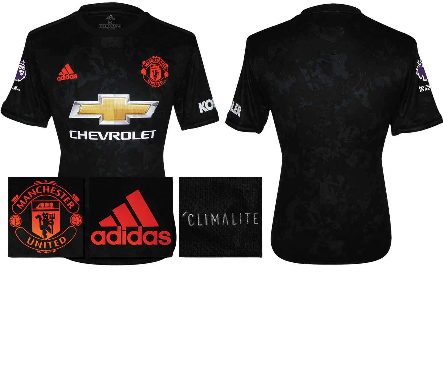 BRAND NEW MAN UTD ADIDAS 3RD 2019 2020 B. FERNANDES 18 SHIRT