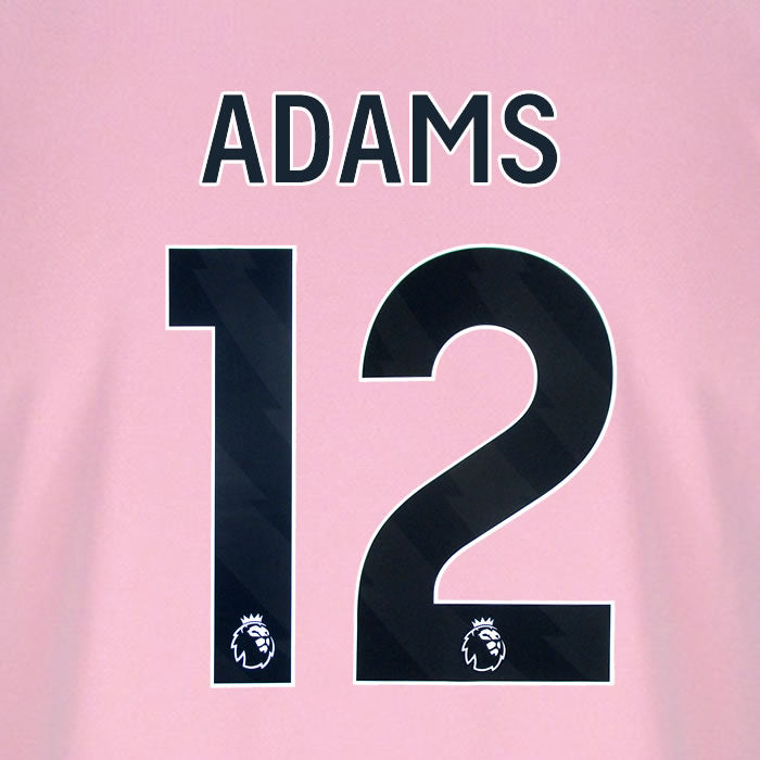 2025 2026 BOURNEMOUTH ADAMS 12 BLACK 3RD PLAYER SIZE NAME SET