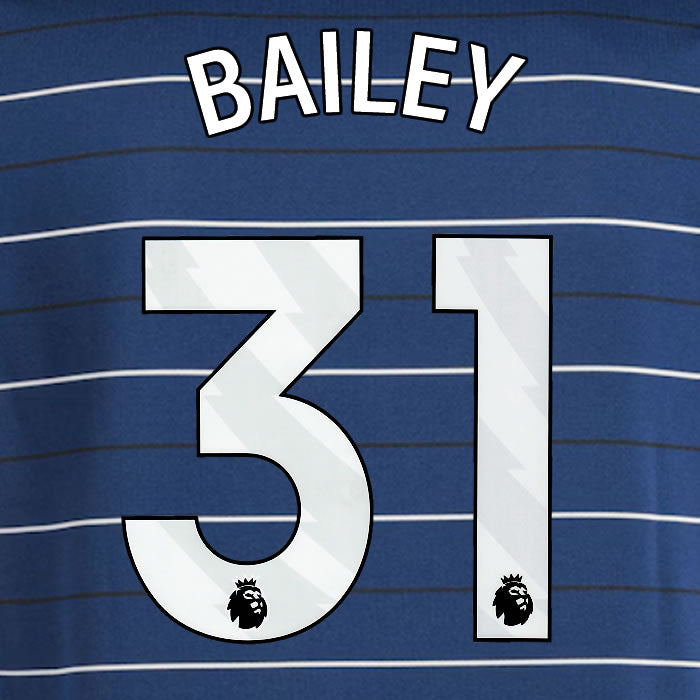 2024 2025 OFFICIAL ASTON VILLA BAILEY 31 3RD PLAYER SIZE NAME SET
