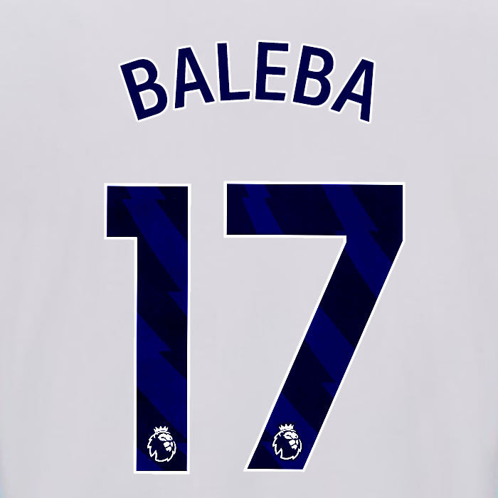 2025 2026 OFFICIAL BRIGHTON HOVE ALBION BALEBA 17 HOME PLAYER SIZE NAME SET
