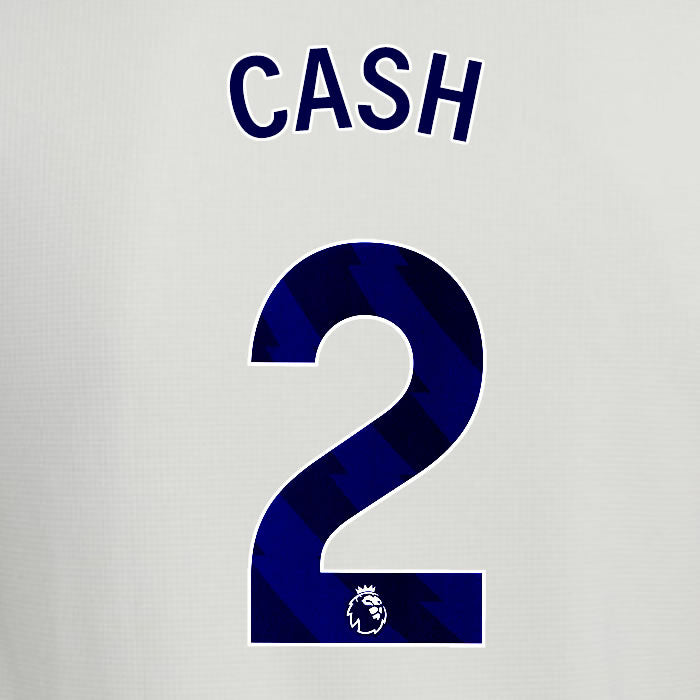 2025 2026 ASTON VILLA CASH 2 OFFICIAL BLUE 3RD PLAYER SIZE NAMESET