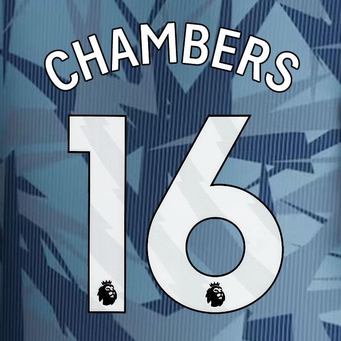 2023 2024 OFFICIAL ASTON VILLA CHAMBERS 16 3RD PLAYER SIZE NAME SET