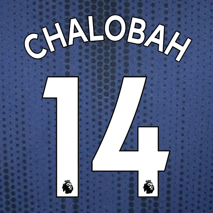 2019 2020 WATFORD CHALOBAH 14 WHITE AWAY OFFICIAL PLAYER SIZE NAME SET