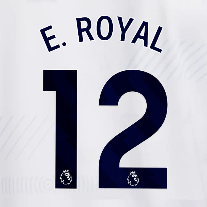 2023 2024 OFFICIAL TOTTENHAM HOTSPUR E. ROYAL 12 HOME PLAYER SIZE NAME SET