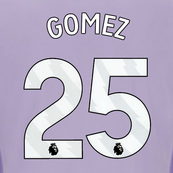 2025 2026 OFFICIAL BRIGHTON HOVE ALBION GOMEZ 25 AWAY PLAYER SIZE NAME SET