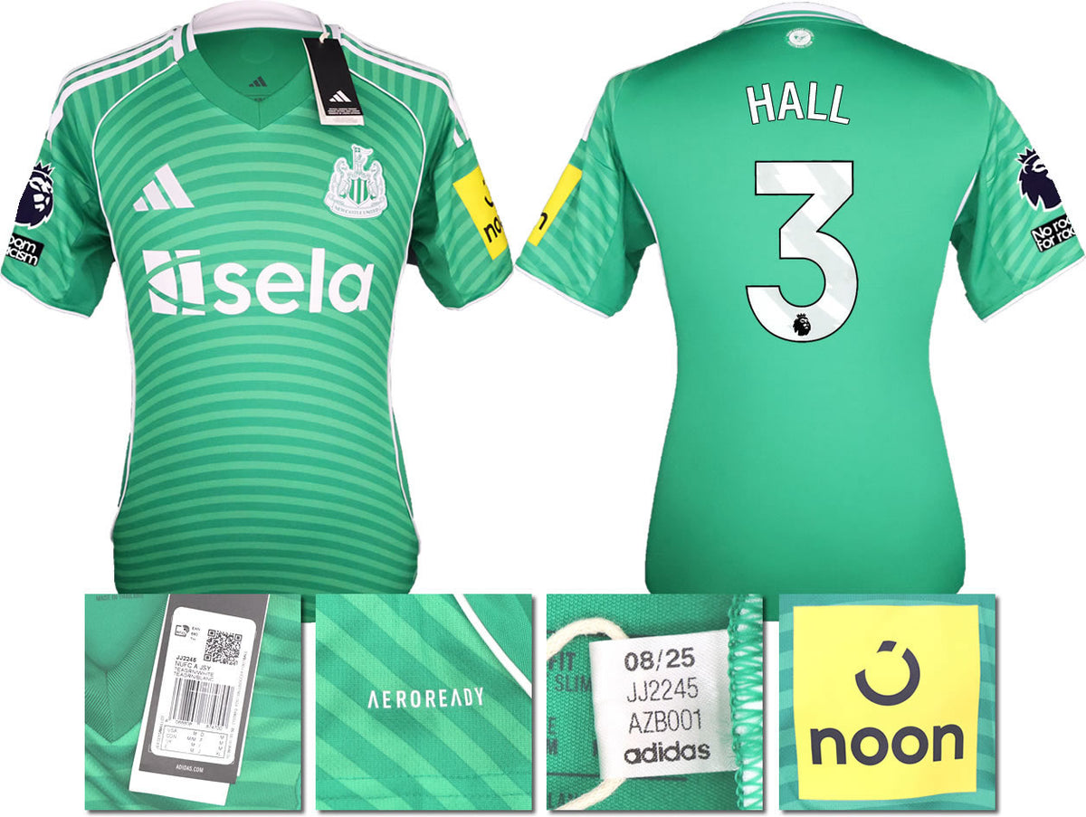 BNWT 2025 2026 NEWCASTLE UNITED AWAY SHIRT HALL 3 MEN'S