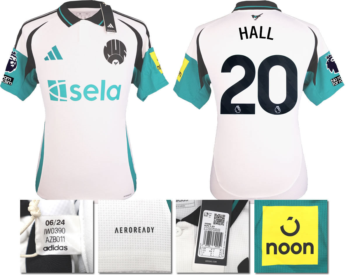 BNWT 2024 2025 NEWCASTLE UNITED 3RD SHIRT HALL 20 MEN'S
