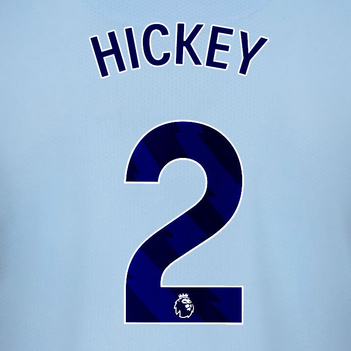 2025 2026 BRENTFORD HICKEY 2 BLACK 3RD PLAYER SIZE NAME SET