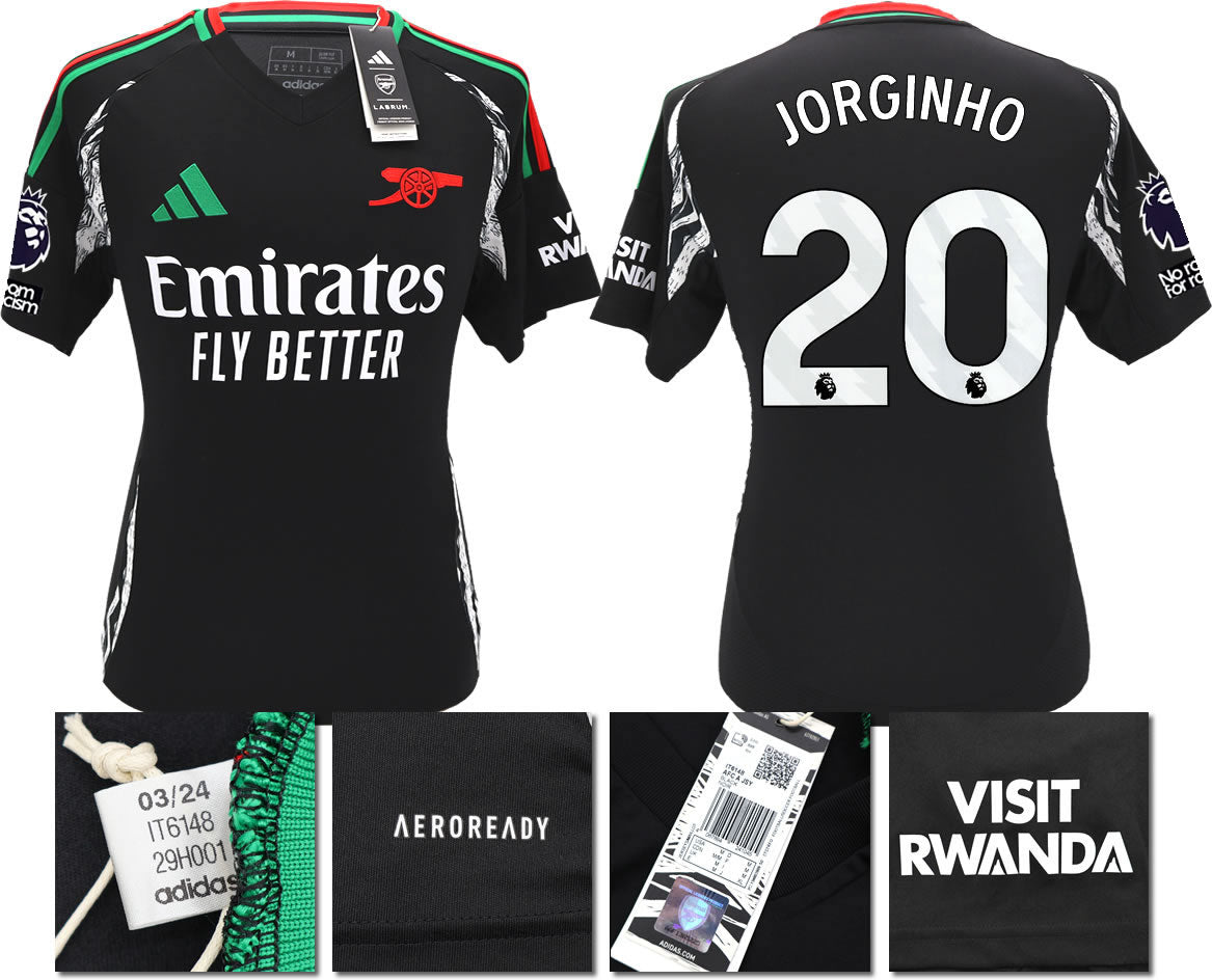 BNWT 2024/2025 ARSENAL F.C. ADIDAS AWAY SHIRT JORGINHO 20