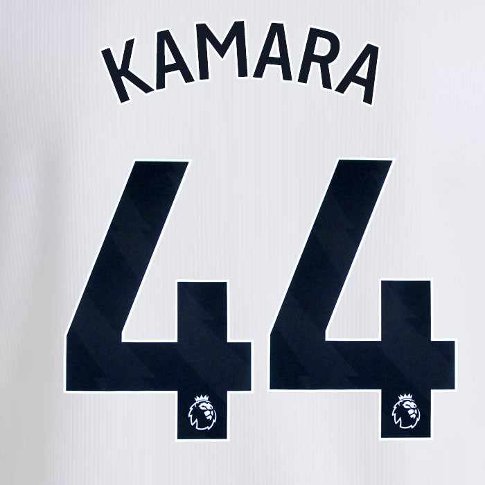 2024 2025 OFFICIAL ASTON VILLA KAMARA 44 AWAY PLAYER SIZE NAME SET
