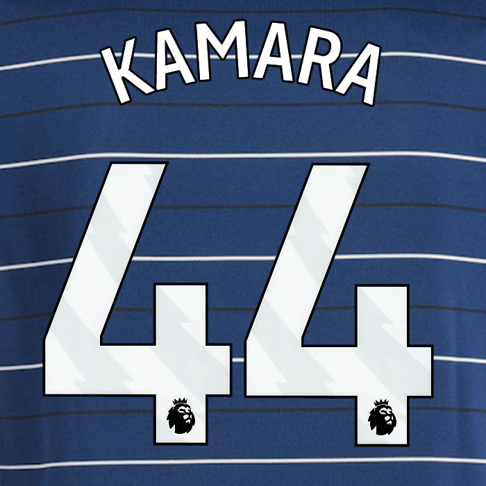 2024 2025 OFFICIAL ASTON VILLA KAMARA 44 3RD PLAYER SIZE NAME SET