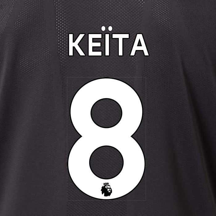 2019 2020 LIVERPOOL KEÏTA 8 WHITE AWAY OFFICIAL PLAYER SIZE NAME SET