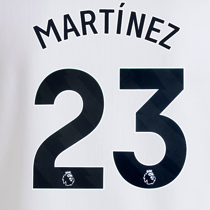 2024 2025 OFFICIAL ASTON VILLA MARTÍNEZ 23 AWAY PLAYER SIZE NAME SET