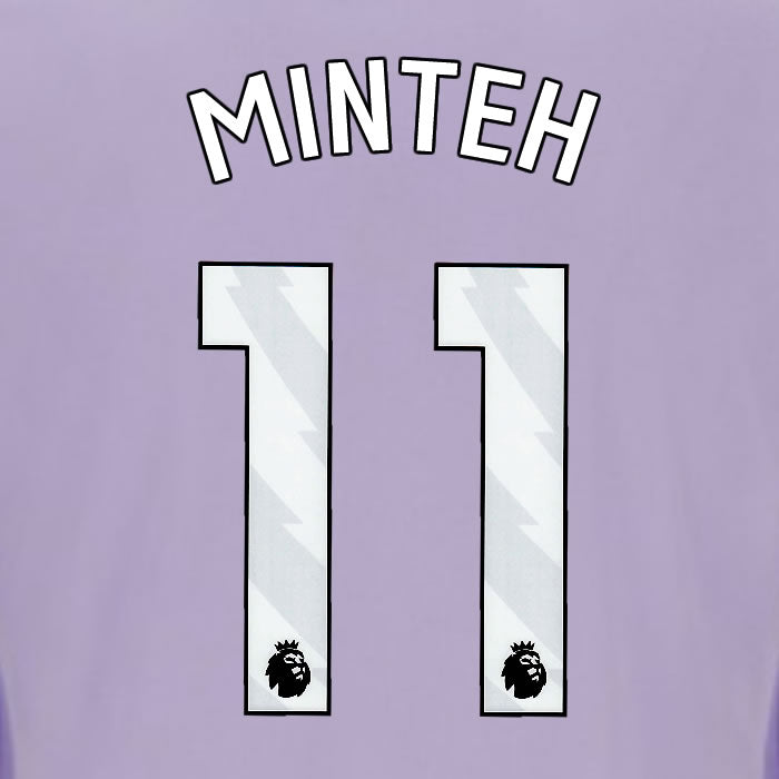2025 2026 OFFICIAL BRIGHTON HOVE ALBION MINTEH 11 AWAY PLAYER SIZE NAME SET