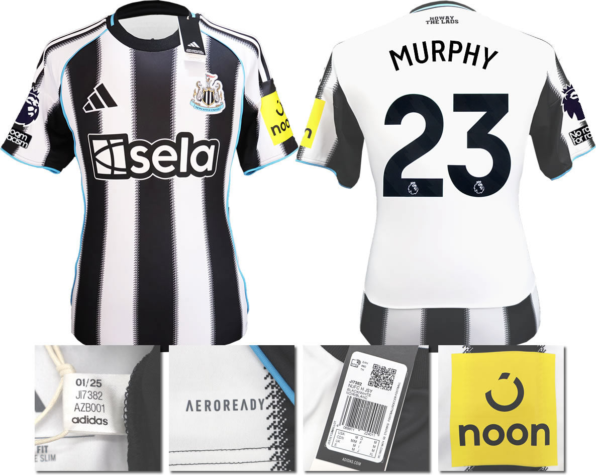 BNWT 2025 2026 NEWCASTLE UNITED HOME SHIRT MURPHY 23 MEN'S