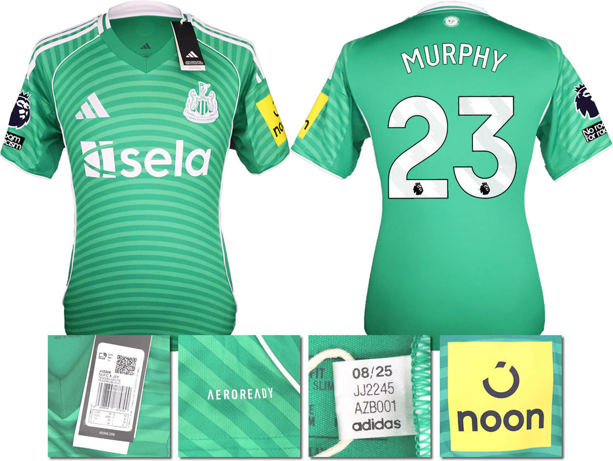 BNWT 2025 2026 NEWCASTLE UNITED AWAY SHIRT MURPHY 23 MEN'S