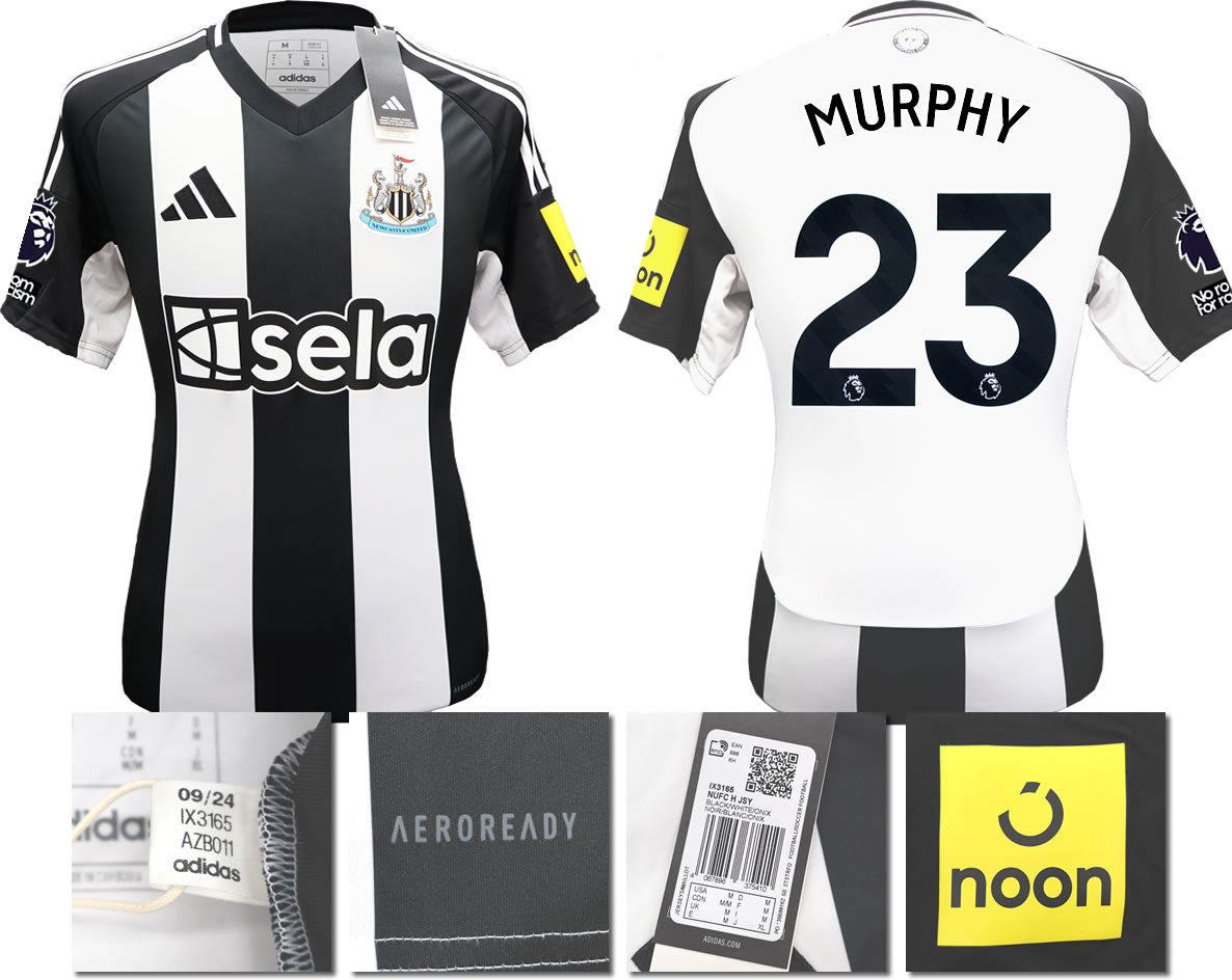 BNWT 2024 2025 NEWCASTLE UNITED HOME SHIRT MURPHY 23 MEN'S