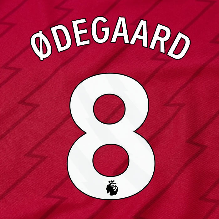 2023 2024 OFFICIAL ARSENAL ØDEGAARD 8 HOME PLAYER SIZE NAME SET