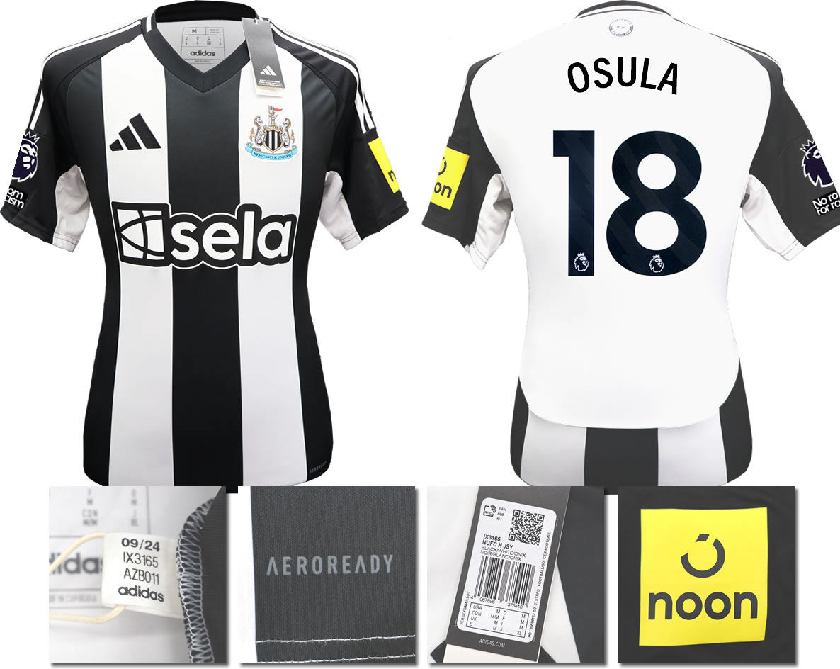 BNWT 2024 2025 NEWCASTLE UNITED HOME SHIRT OSULA 18 MEN'S