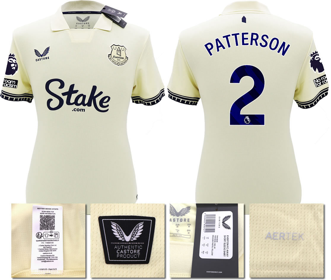 BNWT 2025/26 EVERTON FC AWAY SHIRT PATTERSON 2