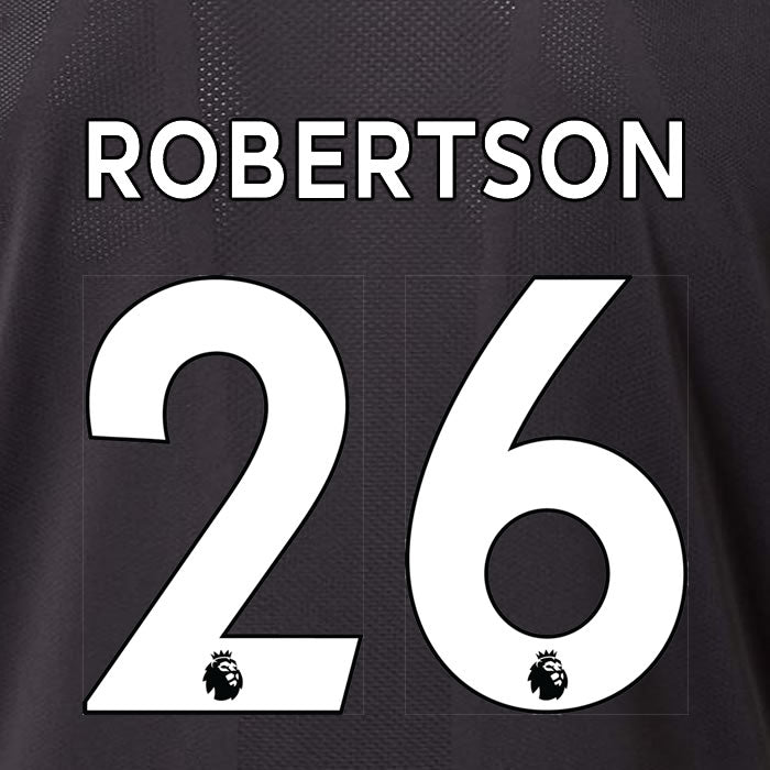 2019 2020 LIVERPOOL ROBERTSON 26 WHITE AWAY OFFICIAL PLAYER SIZE NAME SET