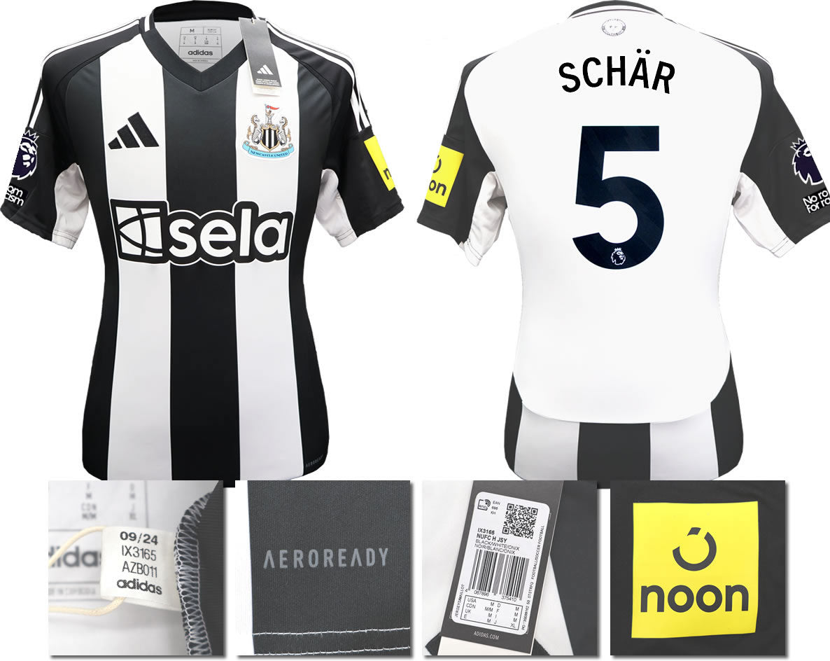 BNWT 2024 2025 NEWCASTLE UNITED HOME SHIRT SCHÄR 5 MEN'S