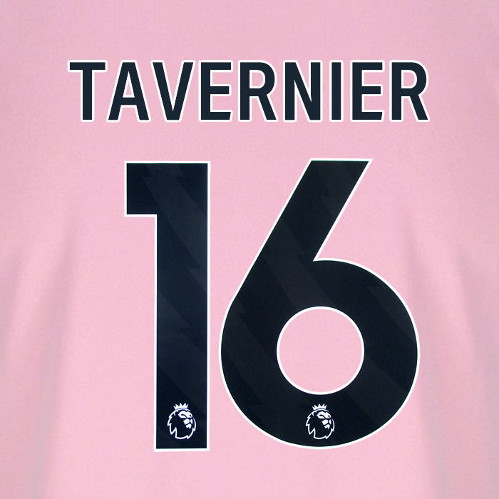 2025 2026 BOURNEMOUTH TAVERNIER 16 BLACK 3RD PLAYER SIZE NAME SET