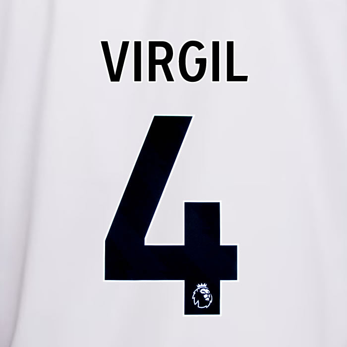 2023 2024 OFFICIAL LIVERPOOL VIRGIL 4 AWAY PLAYER SIZE NAME SET