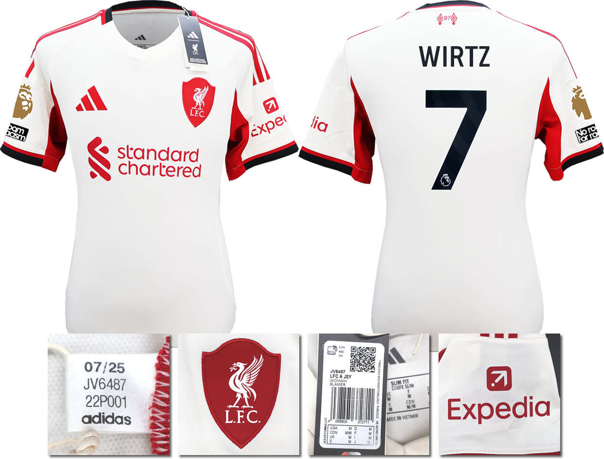 BNWT 2025 2026 LIVERPOOL AWAY SHIRT WIRTZ 7 MEN'S