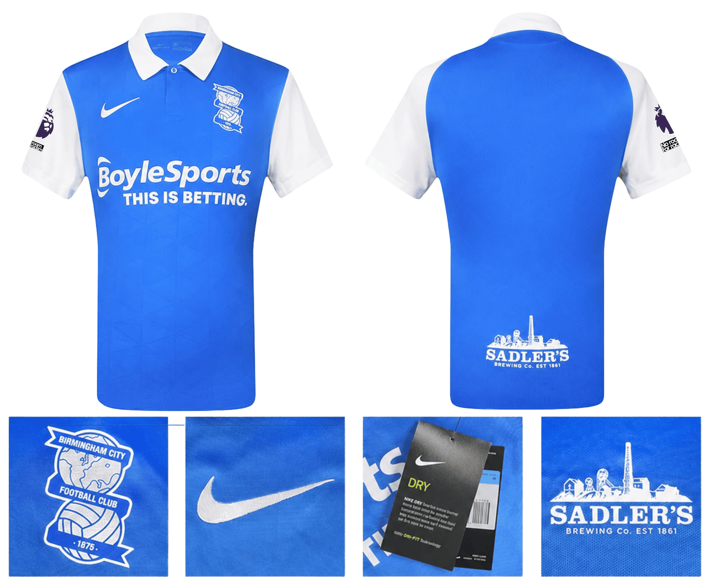 BNWT 2020/21 BIRMINGHAM CITY HOME NIKE FOOTBALL SHIRT PERSONALISED MEN'S