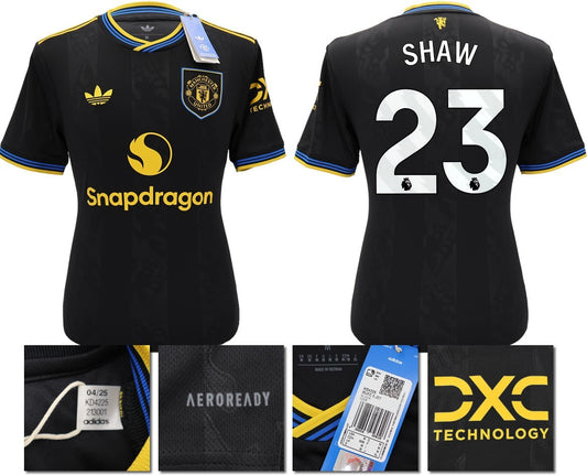 BNWT 2025 2026 MANCHESTER UNITED ADIDAS 3RD SHIRT SHAW 23