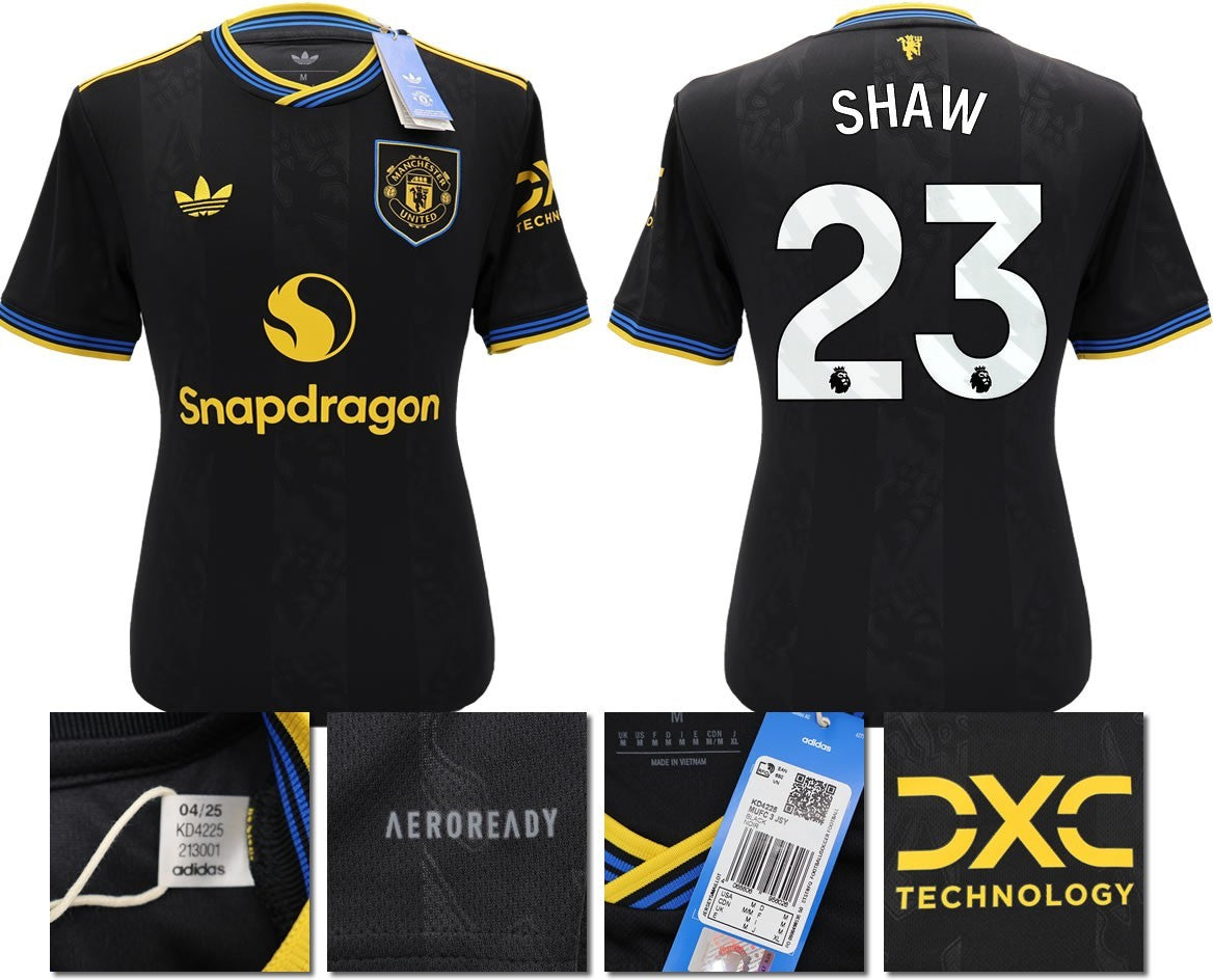BNWT 2025 2026 MANCHESTER UNITED ADIDAS 3RD SHIRT SHAW 23