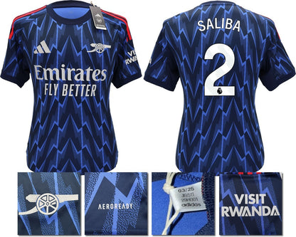 BNWT 2025/2026 ARSENAL F.C. ADIDAS AWAY SHIRT SALIBA 2