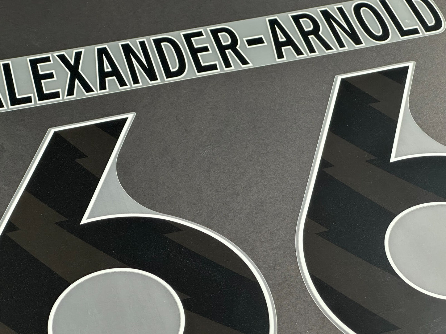 OFFICIAL AVERY DENNISON 24 / 25 LIVERPOOL ALEXANDER-ARNOLD 66 BLACK PLAYER SIZE