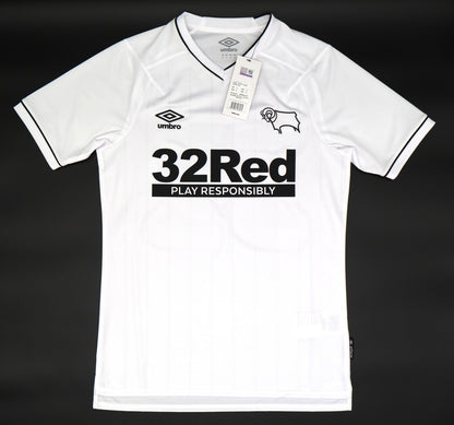 BNWT 2020 2021 DERBY HOME UMBRO FOOTBALL SHIRT ROONEY 32 MEN'S SMALL