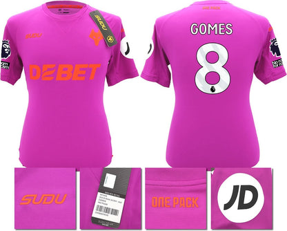 BNWT 2024/2025 WOLVES F.C. SUDU THIRD SHIRT GOMES 8 + PATCHES