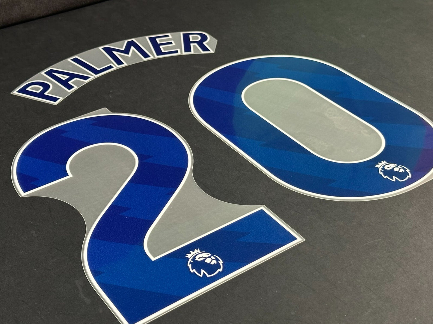 CHELSEA 2023 2025 PALMER 20 OFFICIAL AVERY DENNISON BLUE PLAYER SIZE NAME SET