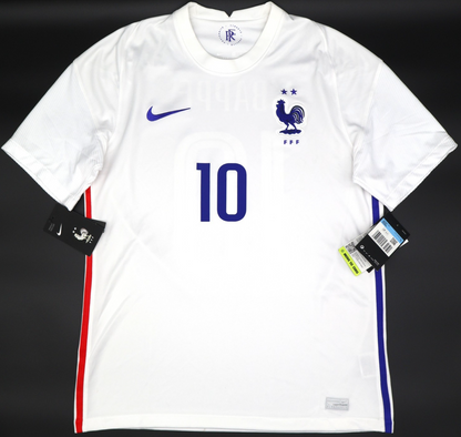 BNWT 2020 2021 FRANCE NIKE AWAY FOOTBALL SHIRT MBAPPE 10 MENS MEDIUM